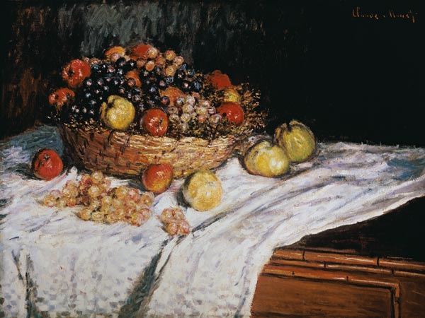 C.Monet, Stillleben mit Trauben u.Aepfeln à Claude Monet