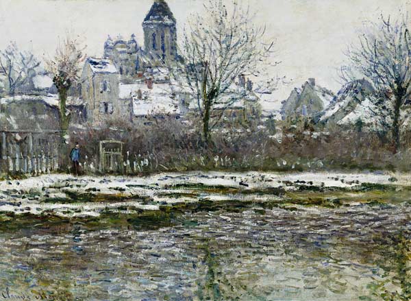 The Church at Vetheuil under Snow à Claude Monet