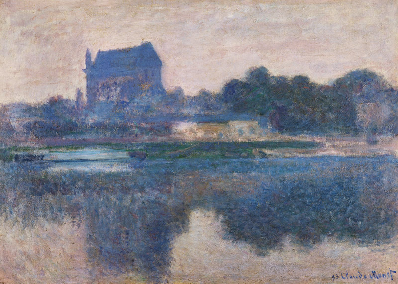 The Church of Vernon, Brouillard à Claude Monet