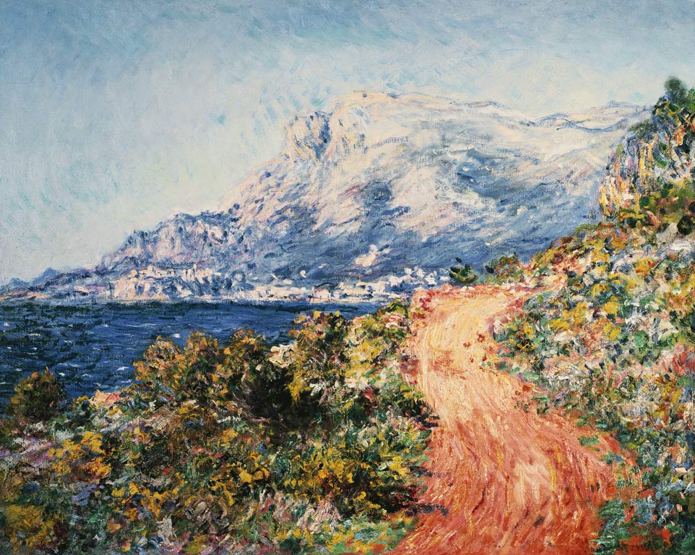 The Red Road à Claude Monet