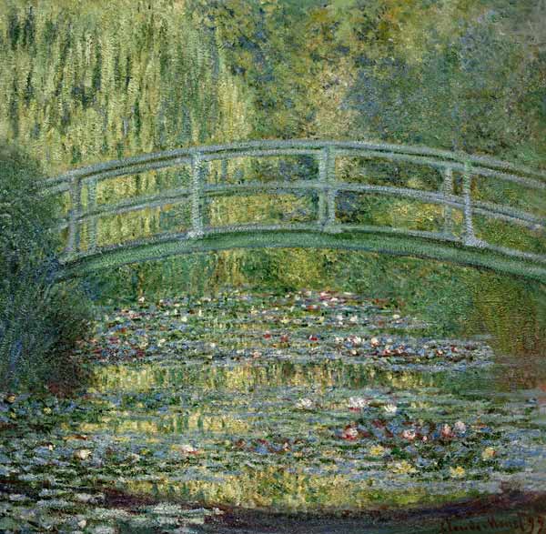 The Waterlily Pond with the Japanese Bridge à Claude Monet