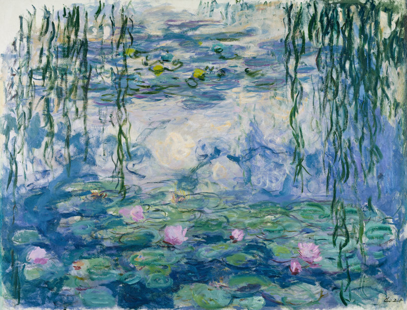 Les nymphéas à Claude Monet