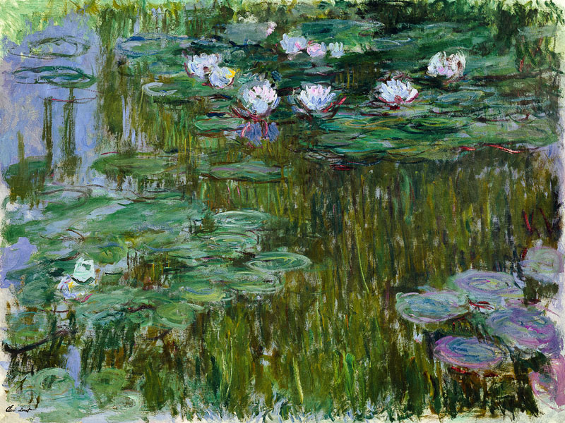 Waterlilies à Claude Monet