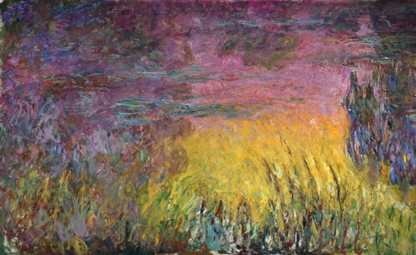 Waterlilies at Sunset à Claude Monet