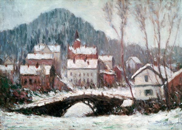 Winter landscape à Claude Monet