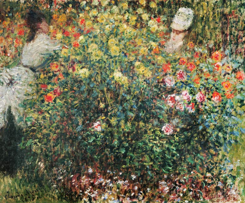 Women in the Flowers à Claude Monet