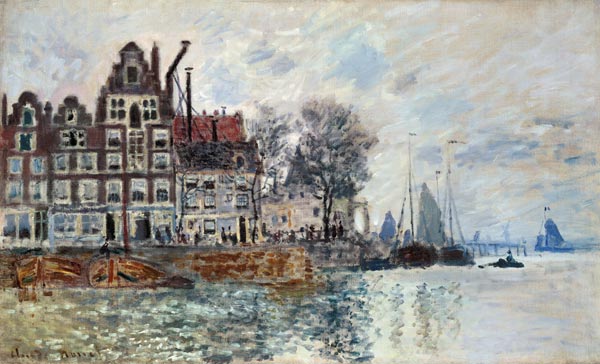vue d'Amsterdam (Het Kamperhoofd) à Claude Monet