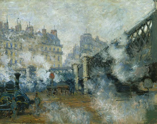 La gare Saint-Lazare 3 à Claude Monet