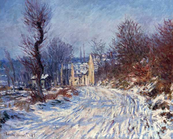 The Road to Giverny, Winter à Claude Monet