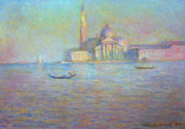 The Church of San Giorgio Maggiore, Venice à Claude Monet