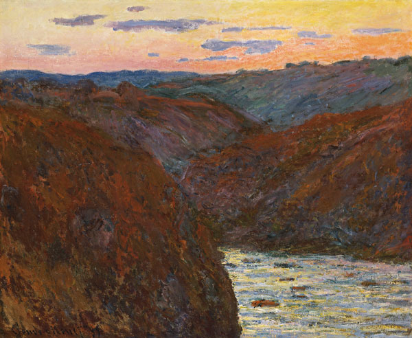 La Creuse, Sunset à Claude Monet