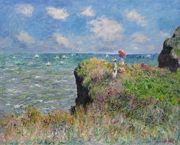 Cliff Walk at Pourville à Claude Monet