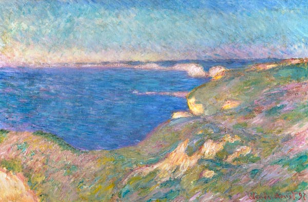 The Cliffs Near Dieppe à Claude Monet