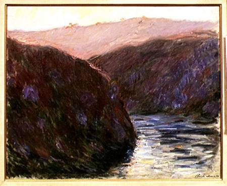 The Creuse Valley, Evening Effect à Claude Monet