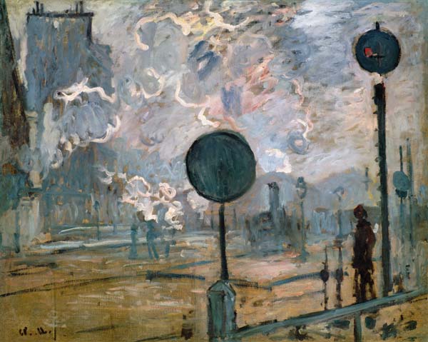 Der Bahnhof Saint-Lazare (Le Signal) à Claude Monet