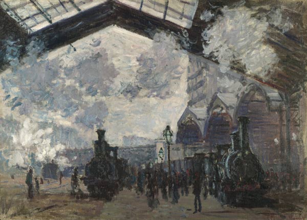 The Gare Saint Lazare à Claude Monet