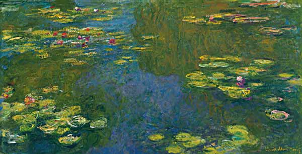 Der Seerosenteich (Le bassin aux nympheas) à Claude Monet
