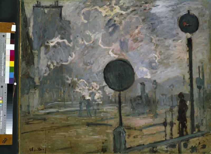Der Bahnhof Saint-Lazare (Le Signal) à Claude Monet