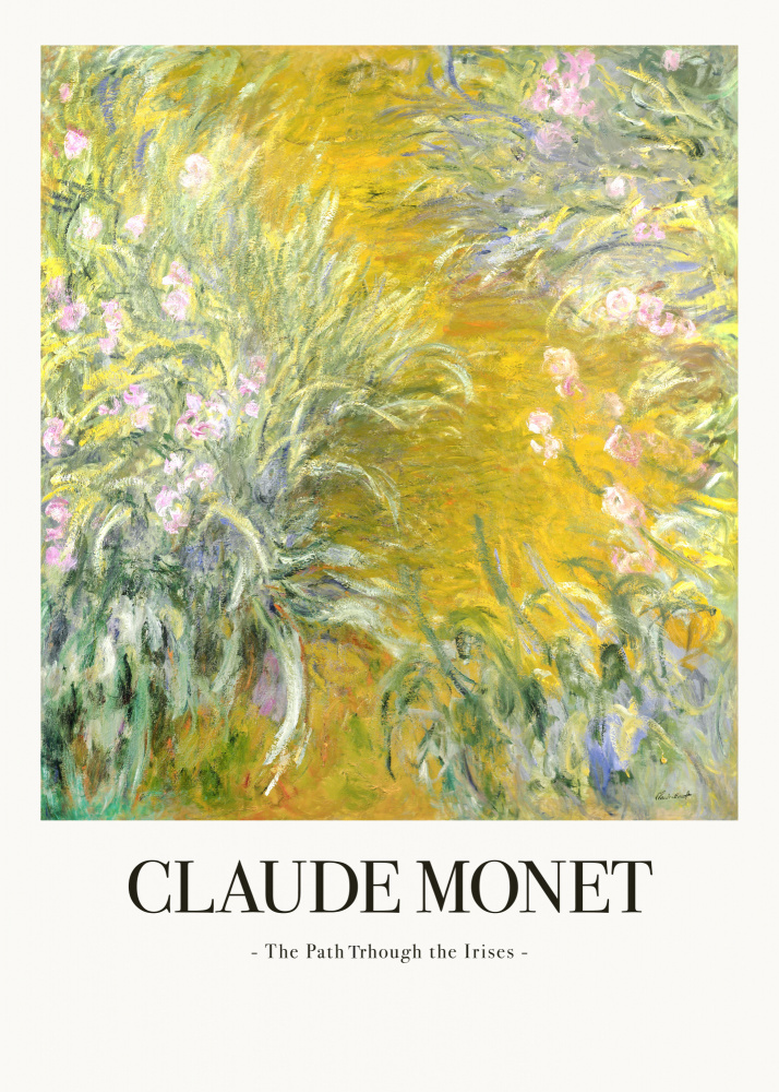 The Path Through The Irises à Claude Monet