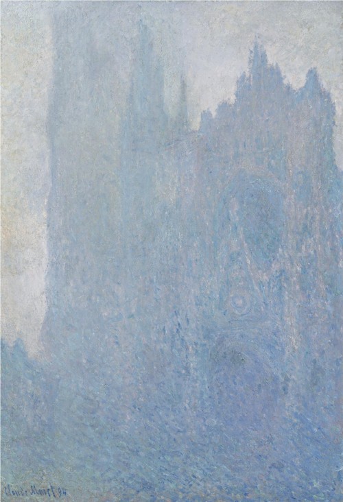 The Rouen Cathedral in fog à Claude Monet
