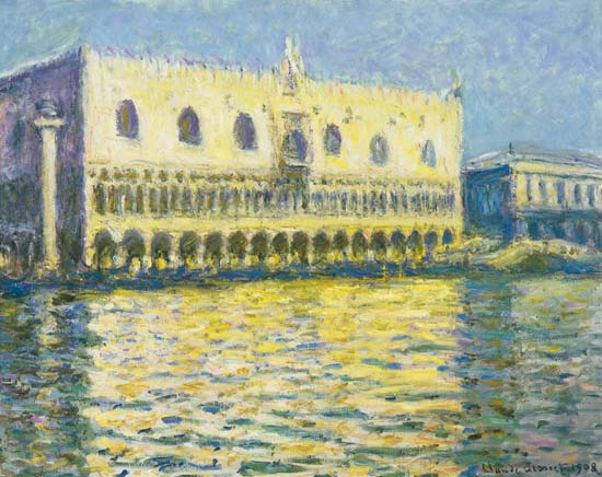 The Ducal Palace, Venice à Claude Monet