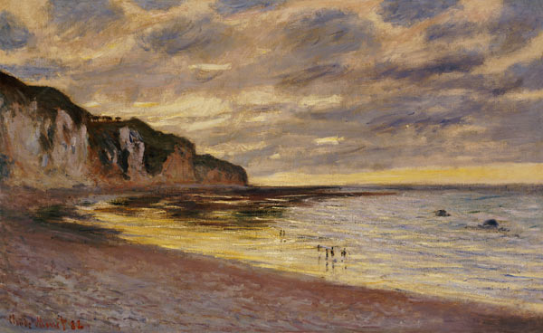 Ebbe bei Pointe de L'Ailly à Claude Monet