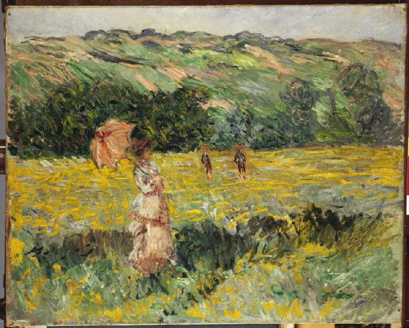 Eine Wiese bei Limetz à Claude Monet