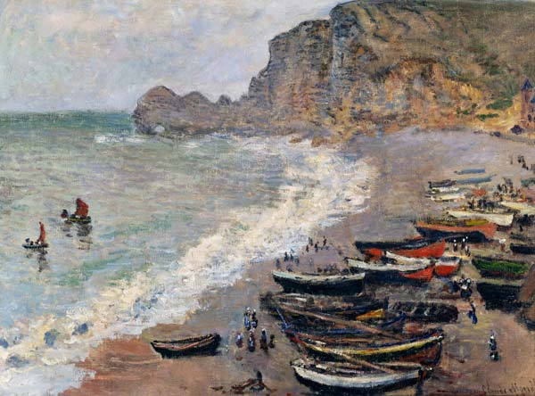Étretat à Claude Monet