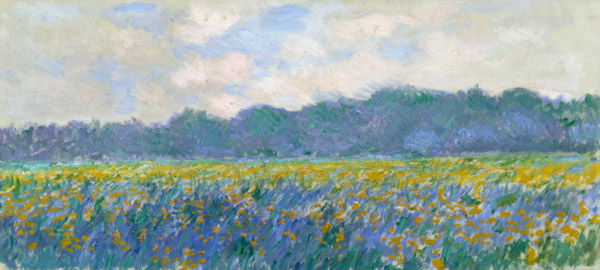 Field of Yellow Irises at Giverny à Claude Monet
