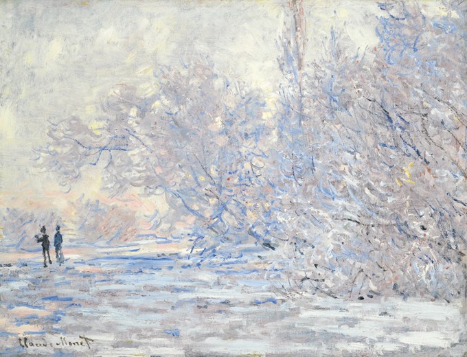 Frost in Giverny (Le Givre à Giverny) à Claude Monet