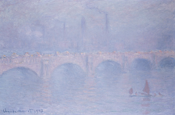 Waterloo Bridge, Hazy Sunshine à Claude Monet