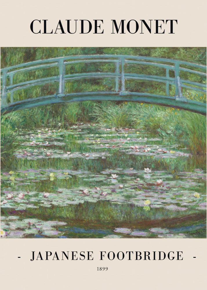 Japanese Footbridge 1899 à Claude Monet