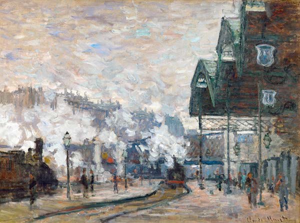 Gare Saint-Lazare, Paris à Claude Monet