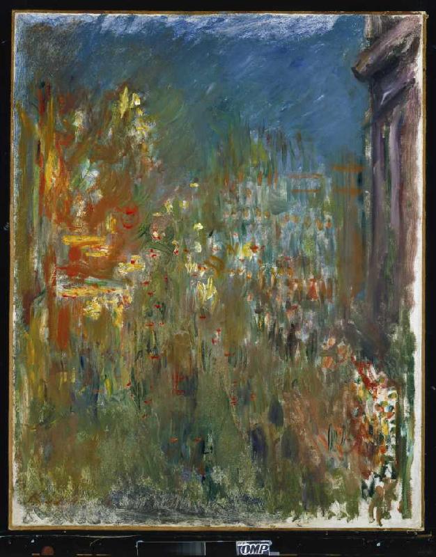 Leicester Square bei Nacht à Claude Monet