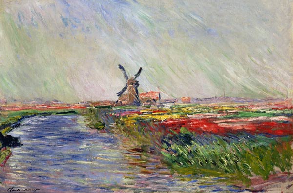 Tulip Field in Holland à Claude Monet
