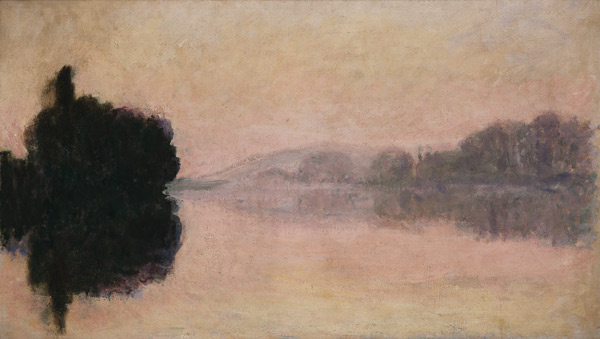 The Seine at Port-Villez, Evening Effect à Claude Monet
