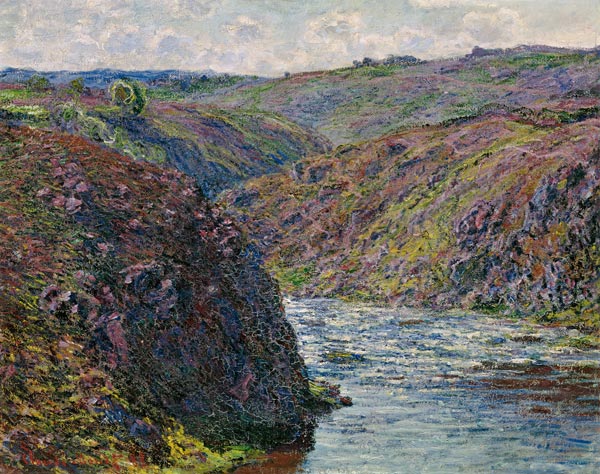 Ravines of the Creuse at the End of the Day à Claude Monet