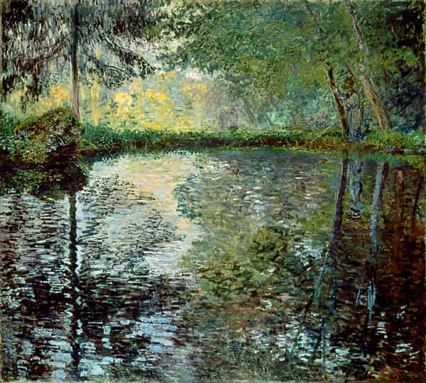 Étang dans le parc de Montgeron à Claude Monet