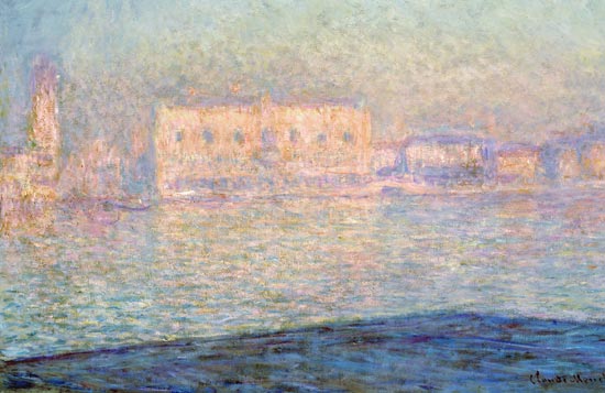 Le Palais Ducal Vu De Saint-Georges Majeur à Claude Monet