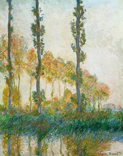 Peupliers en automne. à Claude Monet