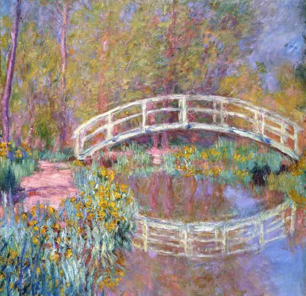 Pont dans le Jardin de Monet. 1895-96 à Claude Monet