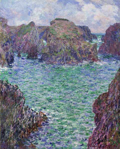 Port-Goulphar, Belle-Île à Claude Monet