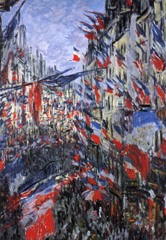 La rue Saint-Denis un 30 juin à Claude Monet