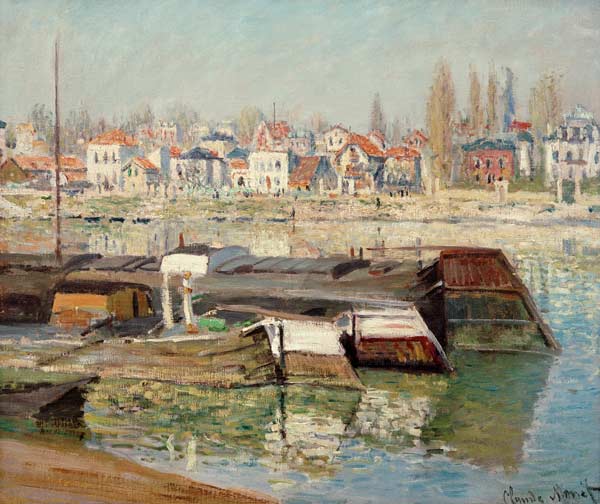Seine at Asnieres à Claude Monet