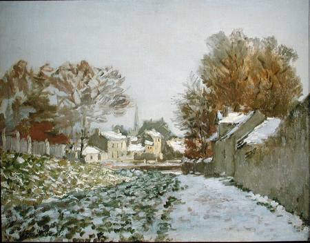 Snow at Argenteuil à Claude Monet