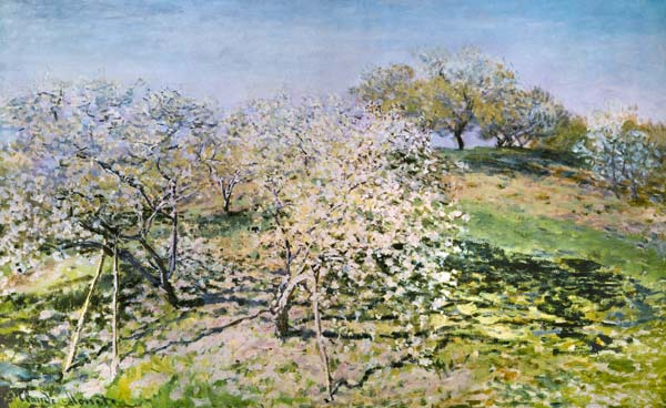 C.Monet, Spring, flowering apple trees. à Claude Monet