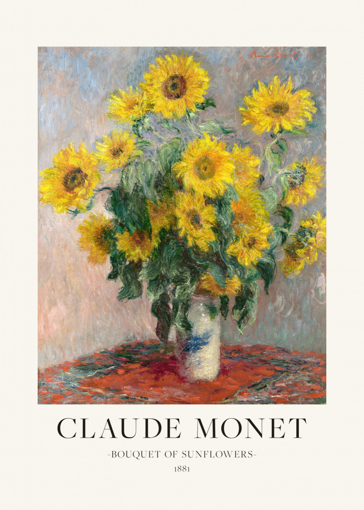 Bouquet Of Sunflowers à Claude Monet