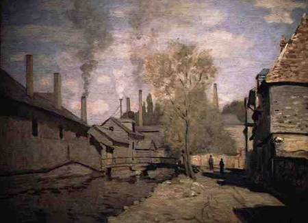 The Stream of Robec at Rouen à Claude Monet