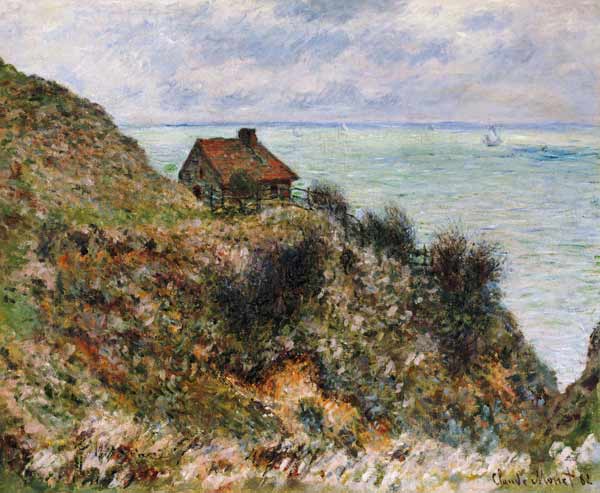 The Customs Officers' Hut at Pourville à Claude Monet