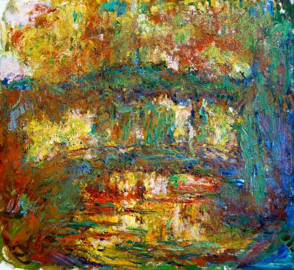 The Japanese Bridge at Giverny à Claude Monet